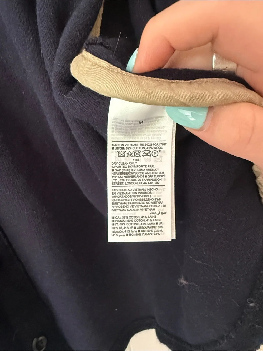 Men’s Banana Republic wool jacket